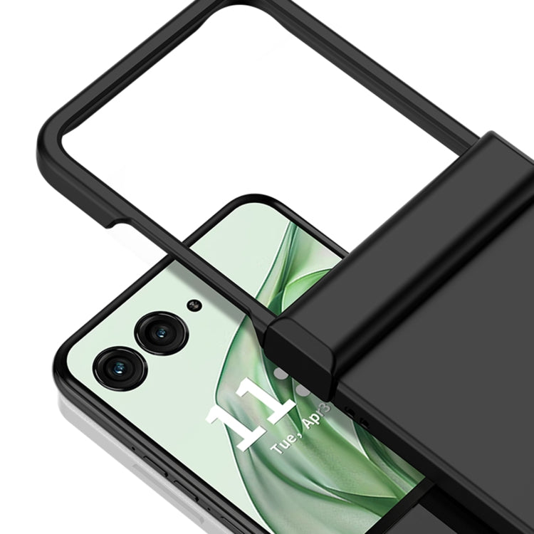 For Motorola Razr 50 Ultra 3 in 1 Skin Feel PC Phone Case(White) by buy2fix