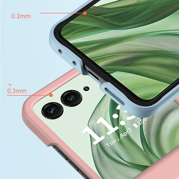 For Motorola Razr 50 Ultra 3 in 1 Skin Feel PC Phone Case(White) by buy2fix