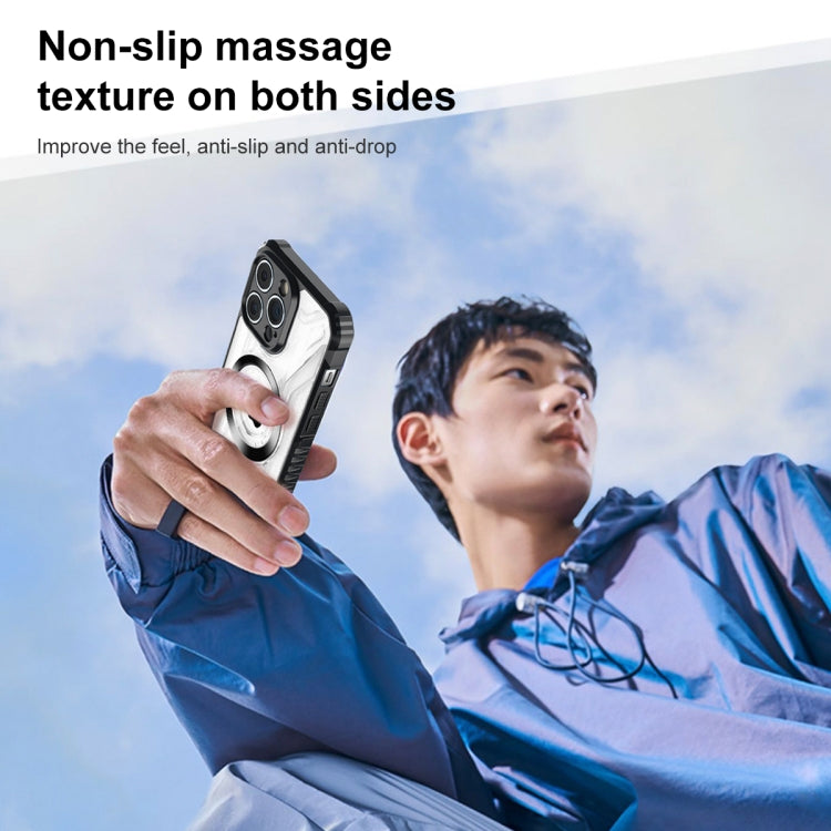 For iPhone 12 Pro CD Texture Magsafe Phone Case(Dark Purple) by buy2fix