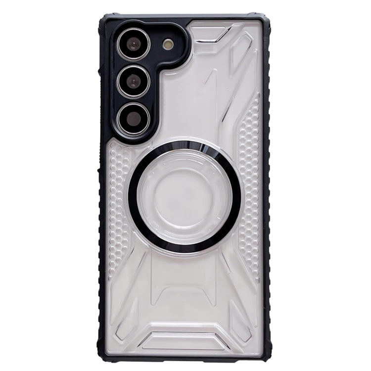 For Samsung Galaxy S23+ 5G CD Texture Magsafe Phone Case(Black) - Galaxy S23+ 5G Cases by buy2fix | Online Shopping UK | buy2fix