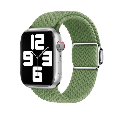 For Apple Watch Ultra 49mm Nylon Loop Magnetic Buckle Watch Band(Cactus) by buy2fix