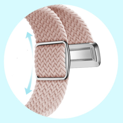 For Apple Watch Ultra 2 49mm Nylon Loop Magnetic Buckle Watch Band(Smoke Purple) by buy2fix