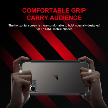 For iPhone 15 Pro Machinist Metal Phone Protective Frame(Black) - iPhone 15 Pro Cases by buy2fix | Online Shopping UK | buy2fix