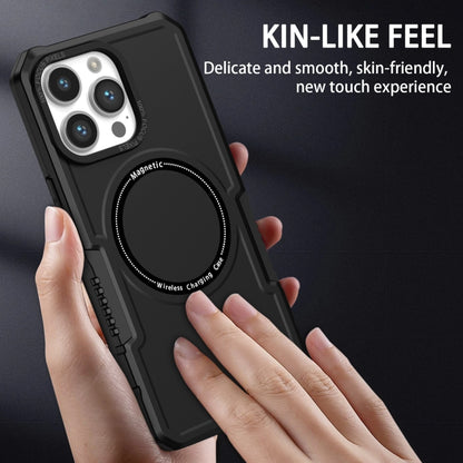 For iPhone 15 Pro Shockproof Armor MagSafe Phone Case(Black) - iPhone 15 Pro Cases by buy2fix | Online Shopping UK | buy2fix