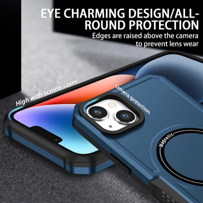 For iPhone 15 Plus Shockproof Armor MagSafe Phone Case(Dark Blue) - iPhone 15 Plus Cases by buy2fix | Online Shopping UK | buy2fix