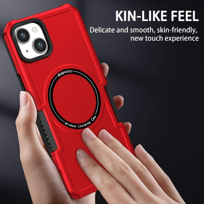 For iPhone 15 Shockproof Armor MagSafe Phone Case(Red) - iPhone 15 Cases by buy2fix | Online Shopping UK | buy2fix