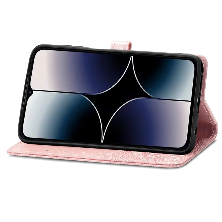 For Ulefone Note 16 Pro Mandala Flower Embossed Leather Phone Case(Rose Gold) by buy2fix