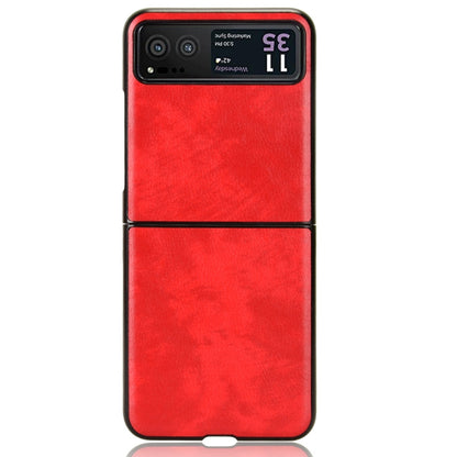 For Motorola Moto Razr 40 Litchi Texture Back Cover Phone Case(Red) by buy2fix