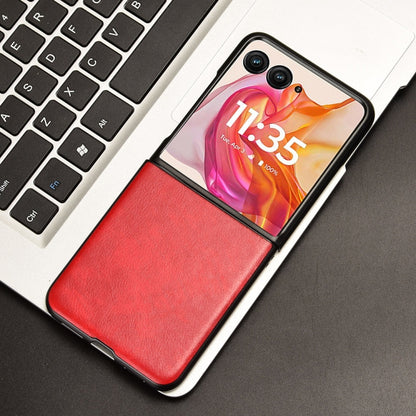 For Motorola Razr 50 Ultra Litchi Texture Back Cover Phone Case(Red) by buy2fix