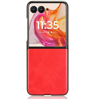 For Motorola Razr 50 Ultra Litchi Texture Back Cover Phone Case(Red) by buy2fix