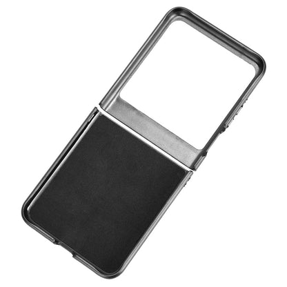 For Motorola Razr 50 Litchi Texture Card Slot Phone Case(Grey) by buy2fix