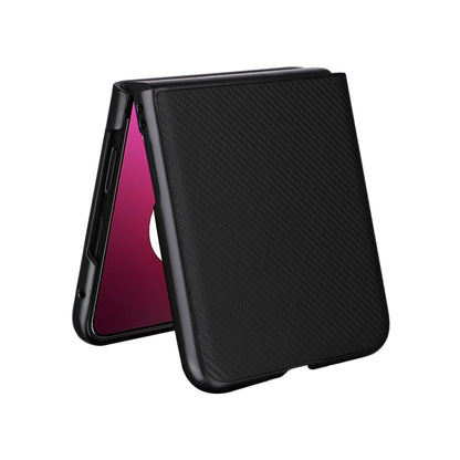 For Motorola Moto Razr 40 Ultra PU Leather PC Phone Case(Black) by buy2fix