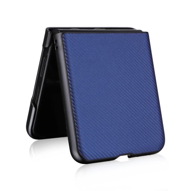 For Motorola Moto Razr 50 Ultra PU Leather PC Phone Case(Blue) by buy2fix