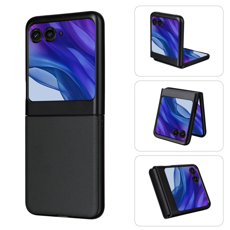 For Motorola Moto Razr 50 PU Leather PC Phone Case(Green) by buy2fix