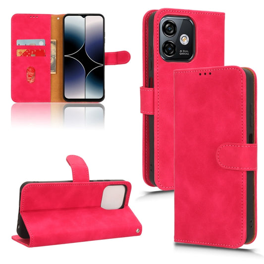 For Ulefone Note 16 Pro Skin Feel Magnetic Flip Leather Phone Case(Rose Red) by buy2fix