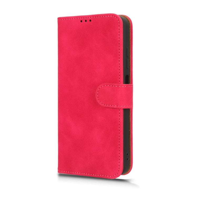 For Ulefone Note 16 Pro Skin Feel Magnetic Flip Leather Phone Case(Rose Red) by buy2fix