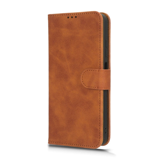 For Ulefone Note 16 Pro Skin Feel Magnetic Flip Leather Phone Case(Brown) by buy2fix