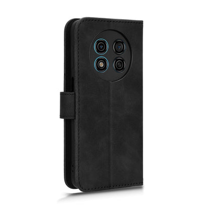 For Ulefone Note 15 Skin Feel Magnetic Flip Leather Phone Case(Black) by buy2fix