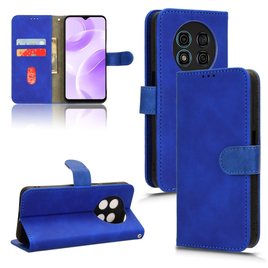 For Ulefone Note 15 Skin Feel Magnetic Flip Leather Phone Case(Blue) by buy2fix