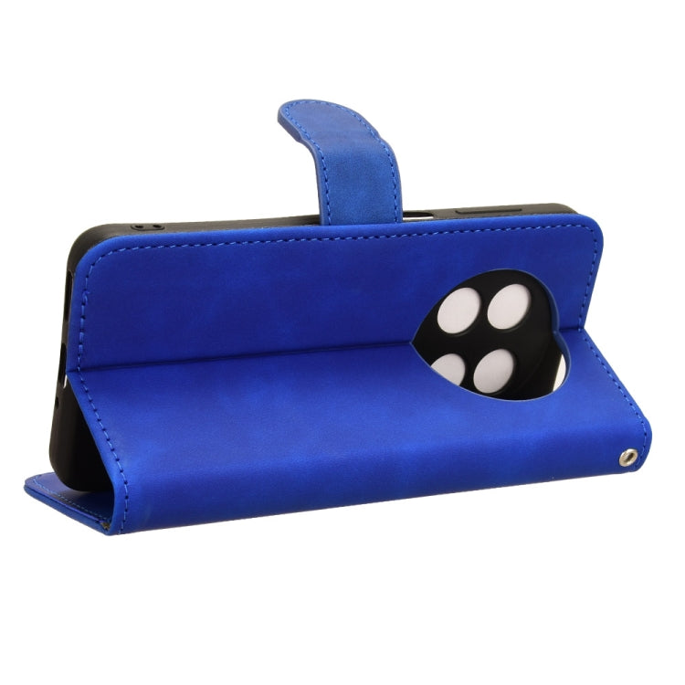 For Ulefone Note 15 Skin Feel Magnetic Flip Leather Phone Case(Blue) by buy2fix