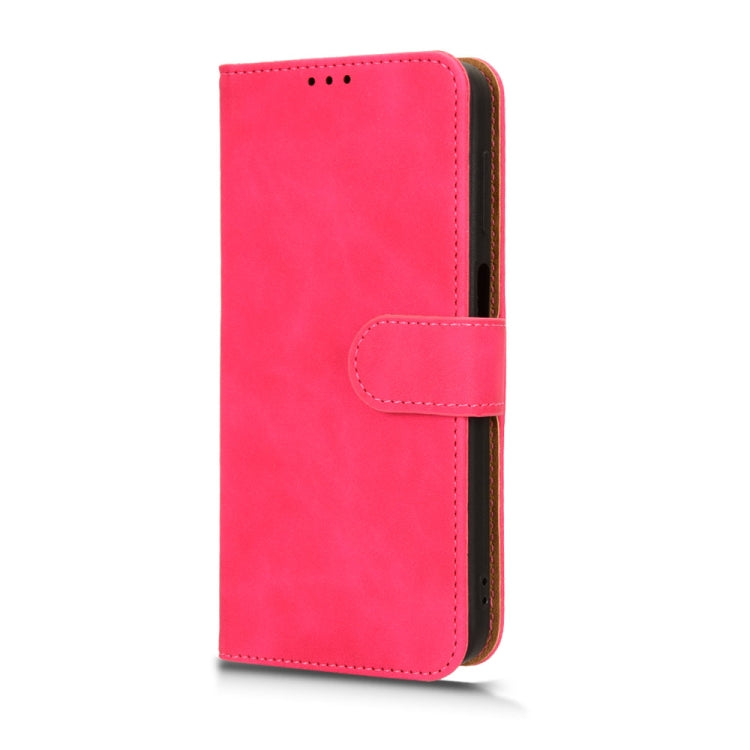 For Ulefone Note 15 Skin Feel Magnetic Flip Leather Phone Case(Rose Red) by buy2fix