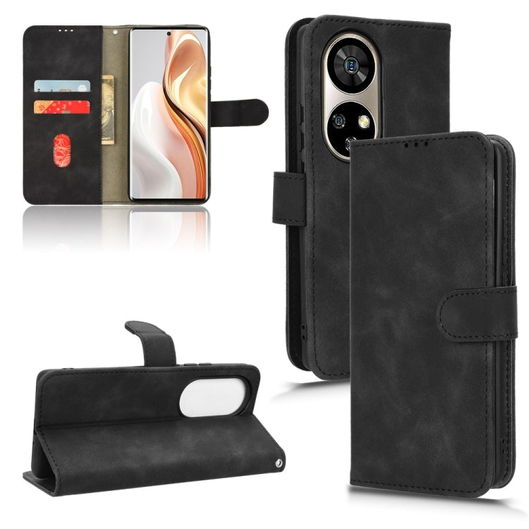 For Ulefone Note 17 Pro Skin Feel Magnetic Flip Leather Phone Case(Black) by buy2fix