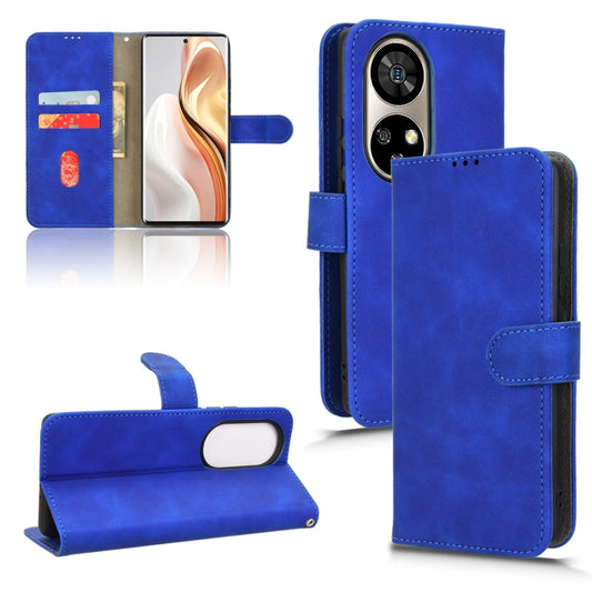 For Ulefone Note 17 Pro Skin Feel Magnetic Flip Leather Phone Case(Blue) by buy2fix
