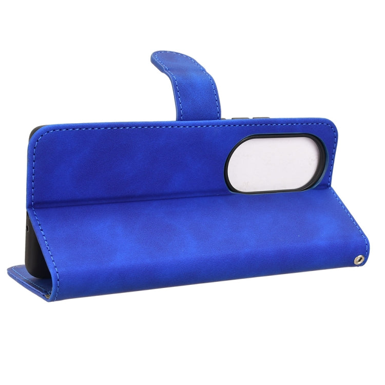 For Ulefone Note 17 Pro Skin Feel Magnetic Flip Leather Phone Case(Blue) by buy2fix