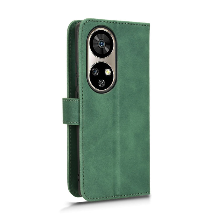 For Ulefone Note 17 Pro Skin Feel Magnetic Flip Leather Phone Case(Green) by buy2fix