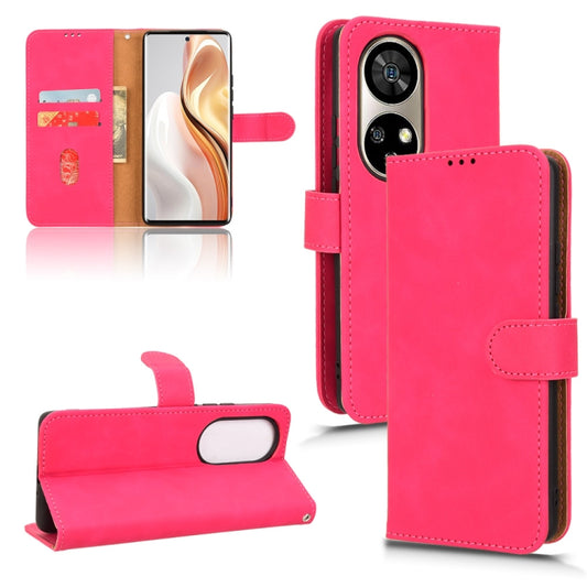 For Ulefone Note 17 Pro Skin Feel Magnetic Flip Leather Phone Case(Rose Red) by buy2fix