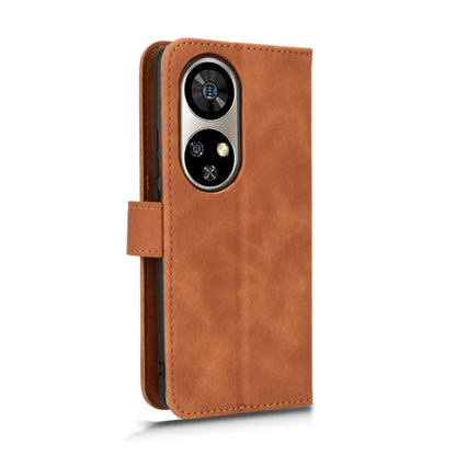 For Ulefone Note 17 Pro Skin Feel Magnetic Flip Leather Phone Case(Brown) by buy2fix