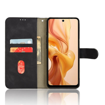 For Ulefone Note 18 Ultra Skin Feel Magnetic Flip Leather Phone Case(Black) by buy2fix