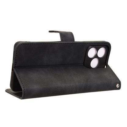 For Ulefone Note 18 Ultra Skin Feel Magnetic Flip Leather Phone Case(Black) by buy2fix