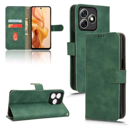 For Ulefone Note 18 Ultra Skin Feel Magnetic Flip Leather Phone Case(Green) by buy2fix