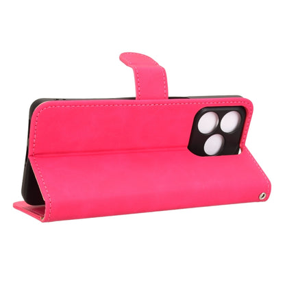 For Ulefone Note 18 Ultra Skin Feel Magnetic Flip Leather Phone Case(Rose Red) by buy2fix