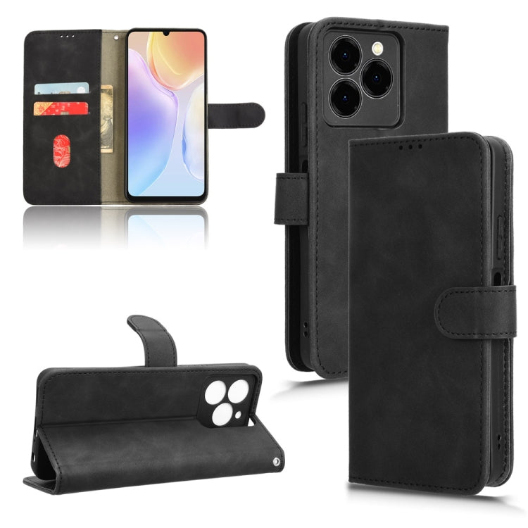 For Ulefone Note 20 Pro Skin Feel Magnetic Flip Leather Phone Case(Black) by buy2fix