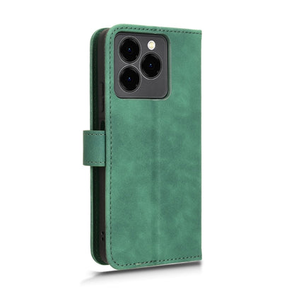 For Ulefone Note 20 Pro Skin Feel Magnetic Flip Leather Phone Case(Green) by buy2fix