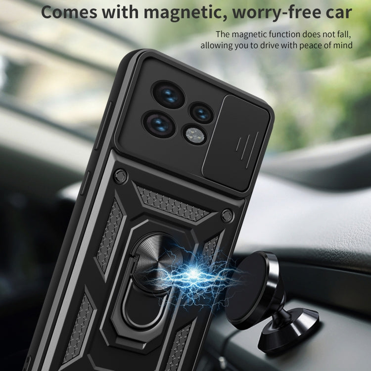 For Motorola Edge 40 Pro Sliding Camera Cover Design TPU+PC Phone Case(Red) - Motorola Cases by buy2fix | Online Shopping UK | buy2fix
