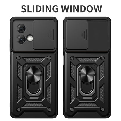 For Motorola Moto G84 Sliding Camera Cover Design TPU+PC Phone Case(Rose Gold) by buy2fix