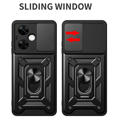 For OnePlus Nord N30 / CE3 Lite Sliding Camera Cover Design TPU+PC Phone Case(Red) - OnePlus Cases by buy2fix | Online Shopping UK | buy2fix