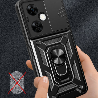 For OnePlus Nord N30 / CE3 Lite Sliding Camera Cover Design TPU+PC Phone Case(Red) - OnePlus Cases by buy2fix | Online Shopping UK | buy2fix