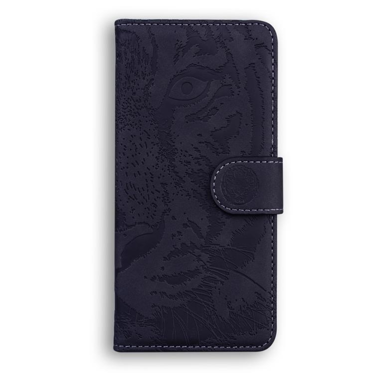 For iPhone Air Tiger Embossing Pattern Leather Phone Case(Black) - iPhone Air Cases by buy2fix | Online Shopping UK | buy2fix
