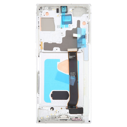 For Samsung Galaxy Note20 Ultra 5G SM-N986B 6.78 inch OLED LCD Screen Digitizer Full Assembly with Frame (Silver) - LCD Screen by buy2fix | Online Shopping UK | buy2fix