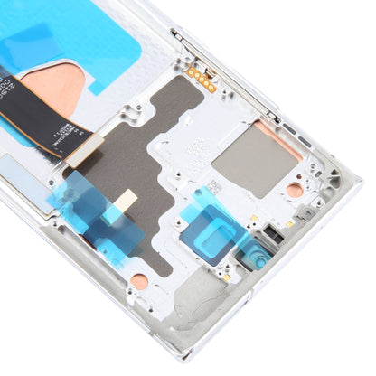 For Samsung Galaxy Note20 Ultra 5G SM-N986B 6.78 inch OLED LCD Screen Digitizer Full Assembly with Frame (Silver) - LCD Screen by buy2fix | Online Shopping UK | buy2fix