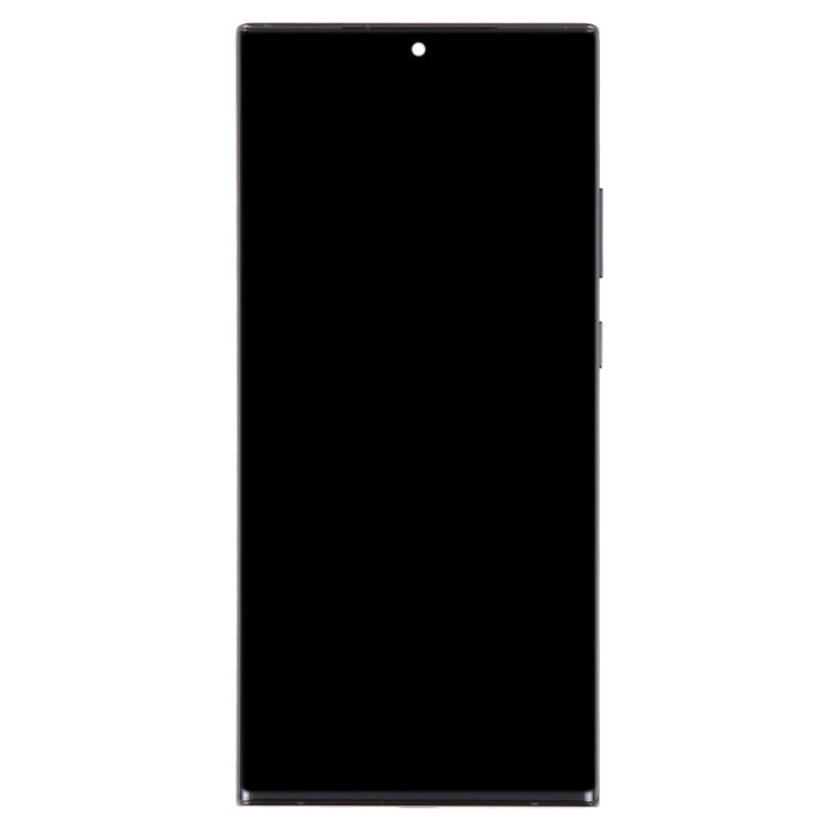 For Samsung Galaxy Note20 Ultra 5G SM-N986B 6.78 inch OLED LCD Screen Digitizer Full Assembly with Frame(Black) - LCD Screen by buy2fix | Online Shopping UK | buy2fix
