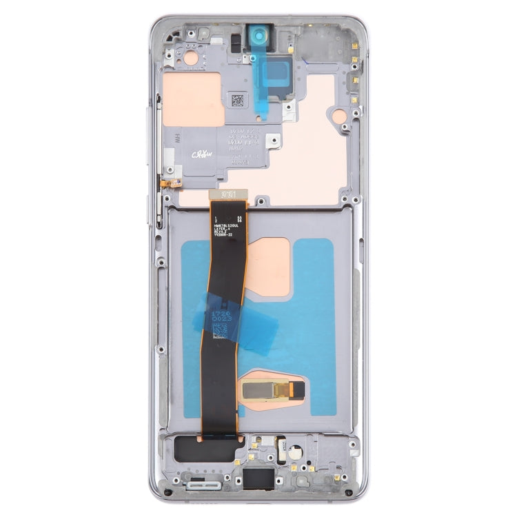 For Samsung Galaxy S20 Ultra 4G/5G SM-G988 6.67 inch OLED LCD Screen Digitizer Full Assembly with Frame (Grey) - LCD Screen by buy2fix | Online Shopping UK | buy2fix