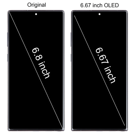 For Samsung Galaxy Note10+ SM-N975 6.67 inch OLED LCD Screen Digitizer Full Assembly with Frame(Black) - LCD Screen by buy2fix | Online Shopping UK | buy2fix