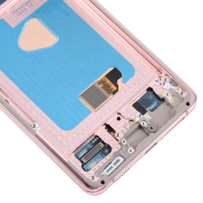 For Samsung Galaxy S21+ 5G SM-G996B 6.67 inch 6.67 inch OLED LCD Screen Digitizer Full Assembly with Frame(Pink) - LCD Screen by buy2fix | Online Shopping UK | buy2fix