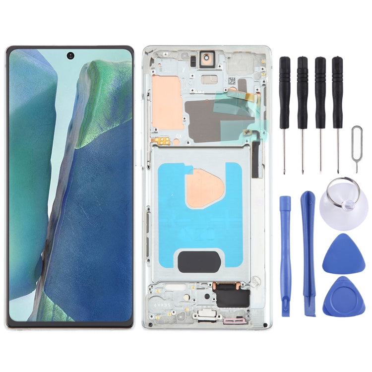 For Samsung Galaxy Note20 SM-N980 6.67 inch OLED LCD Screen Digitizer Full Assembly with Frame (Green) - LCD Screen by buy2fix | Online Shopping UK | buy2fix