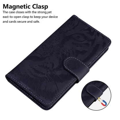 For Xiaomi 13T / 13T Pro / Redmi K60 Ultra Tiger Embossing Pattern Leather Phone Case(Black) - Xiaomi Cases by buy2fix | Online Shopping UK | buy2fix